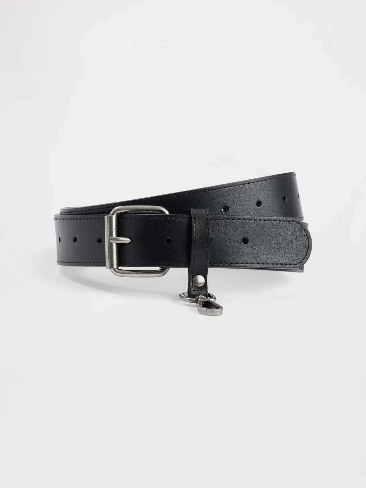 Vegan Leather Key-Ring Belt by Gap