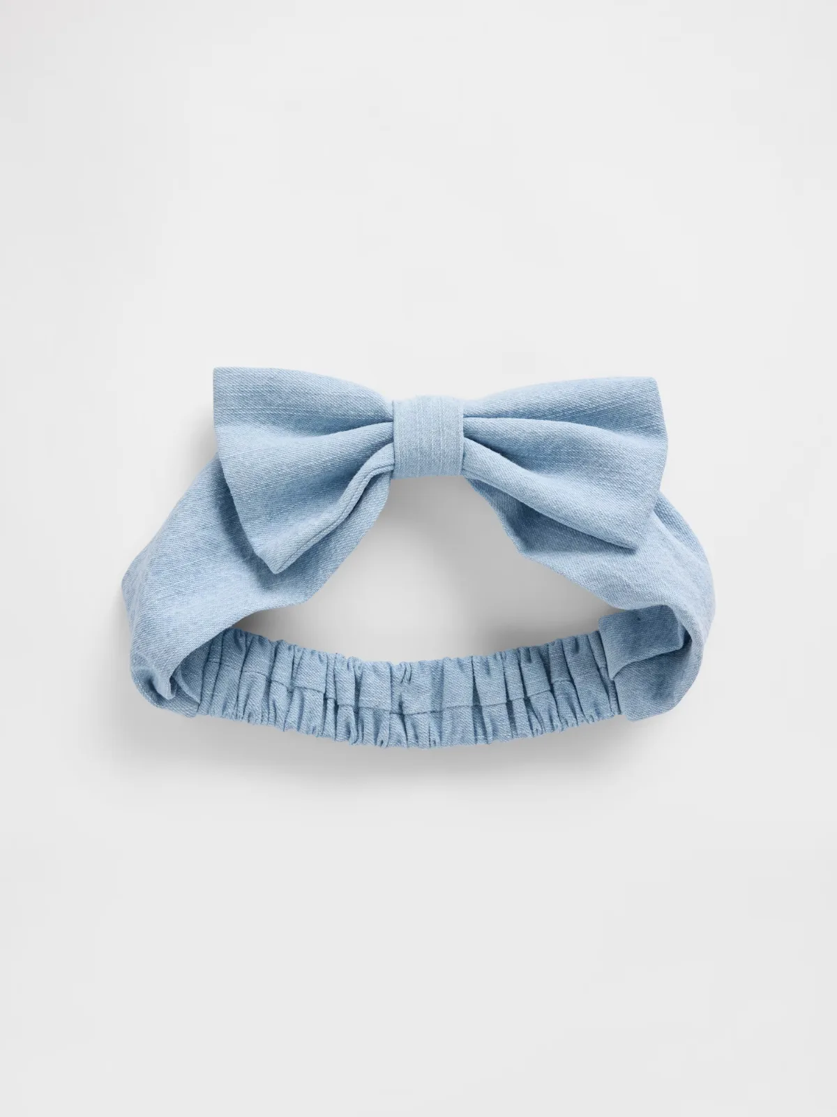 Baby Denim Bow Headband by Gap