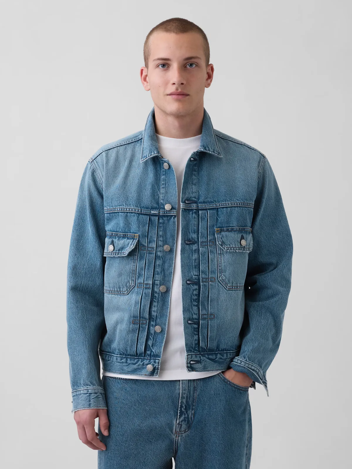 Relaxed Icon Denim Jacket by Gap
