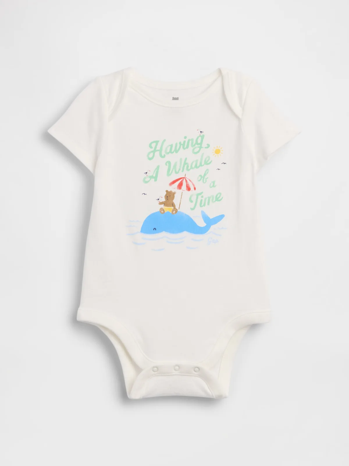 First Favorites Organic Cotton Graphic Bodysuit by Gap