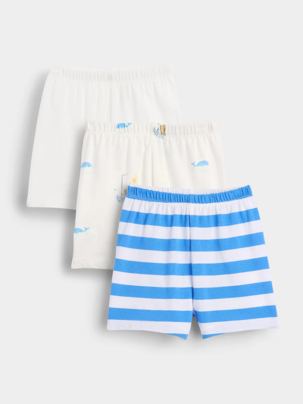 First Favorites Organic Cotton Pull-On Shorts (3-Pack) by Gap