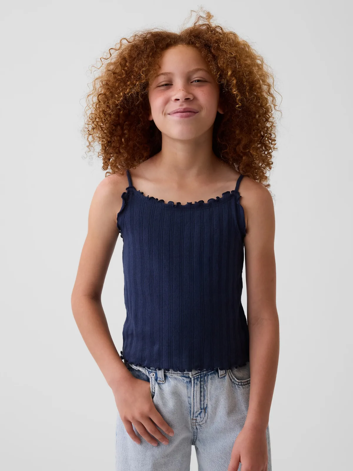 Pointelle Rib Cami by Gap
