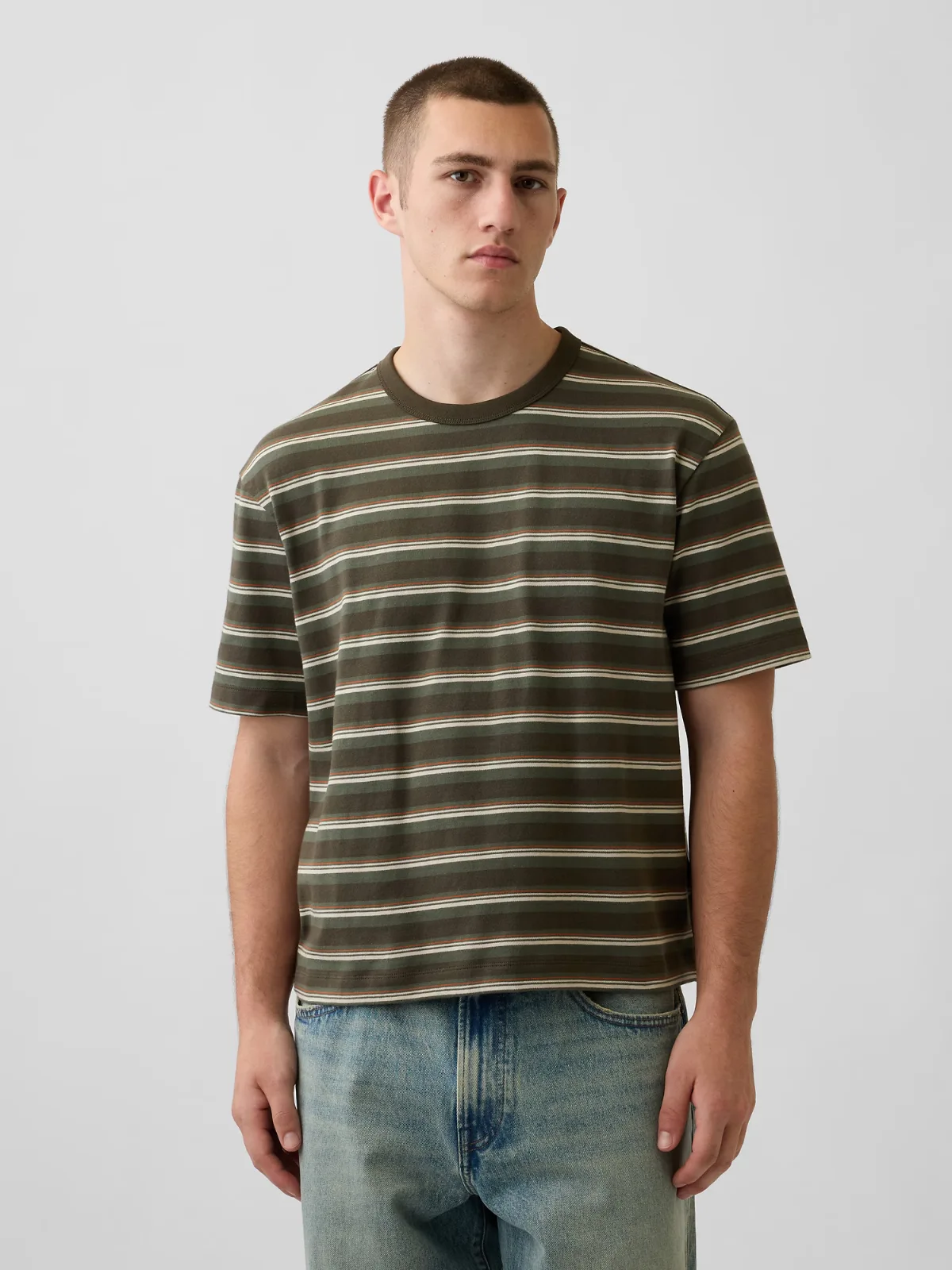 Heavyweight Crop T-Shirt by Gap