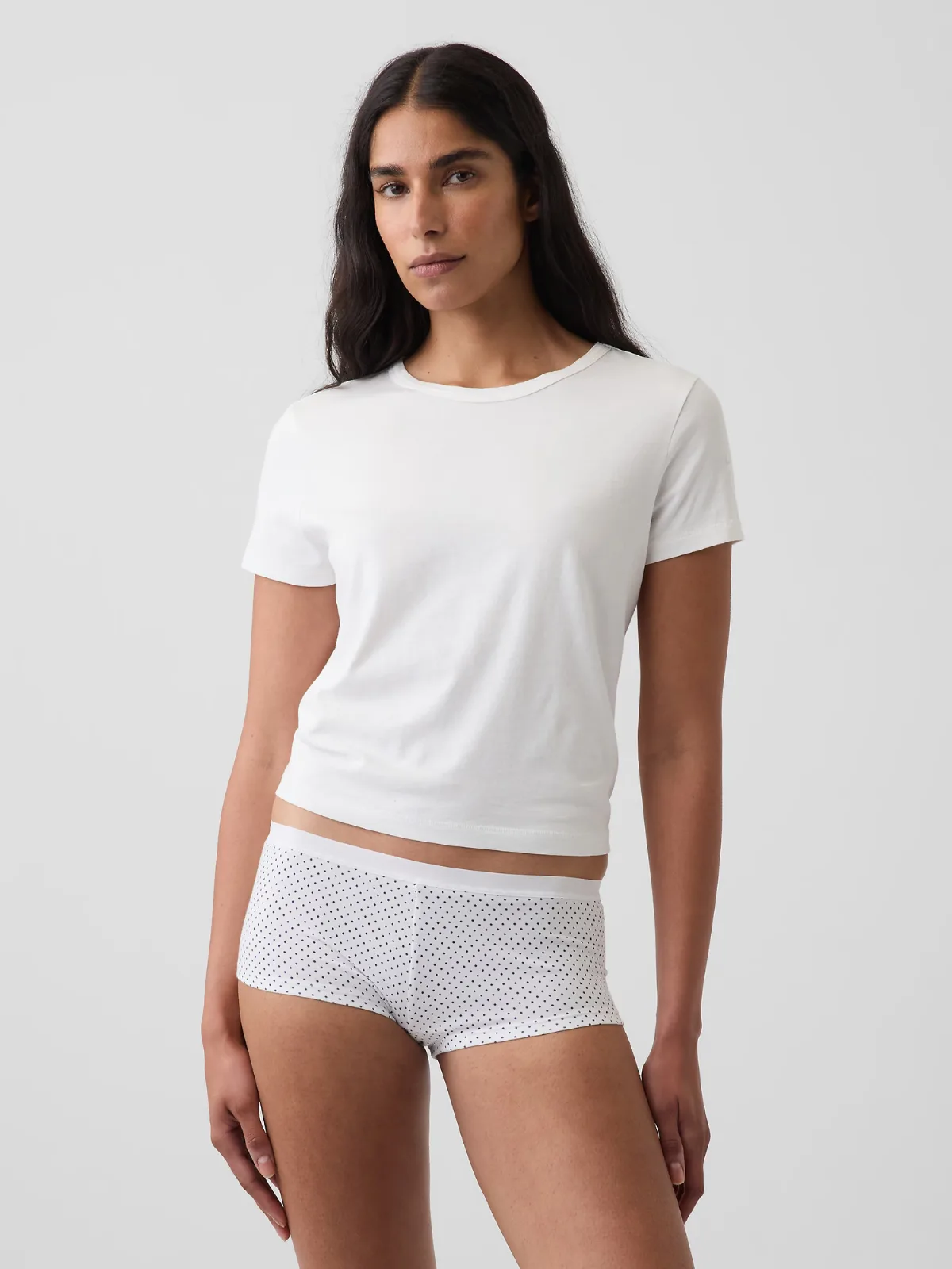 SoftMade Organic Stretch Cotton Shorty by Gap
