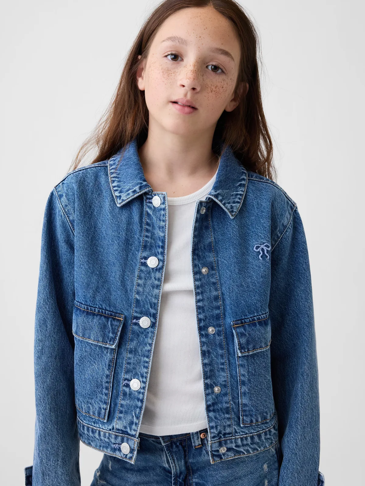 Denim Patch Pocket Jacket by Gap