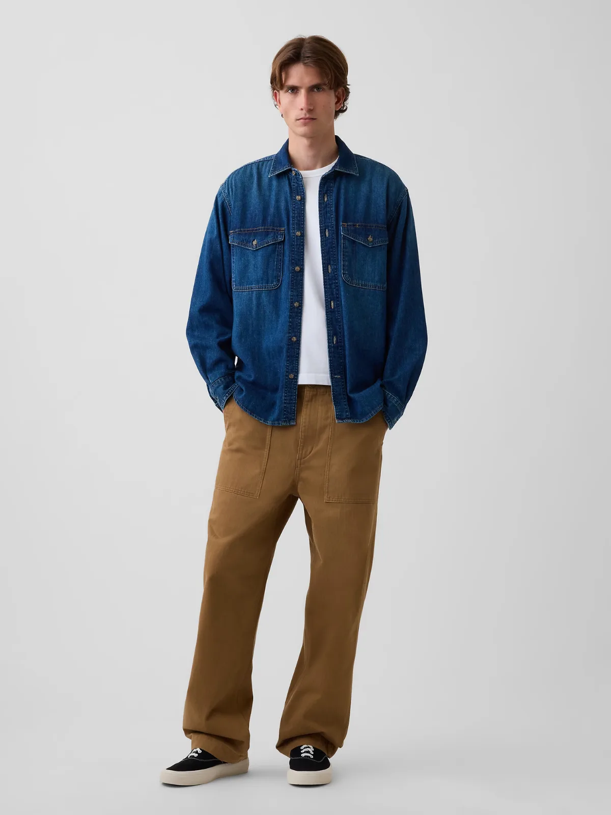 Herringbone 90s Loose Pants by Gap