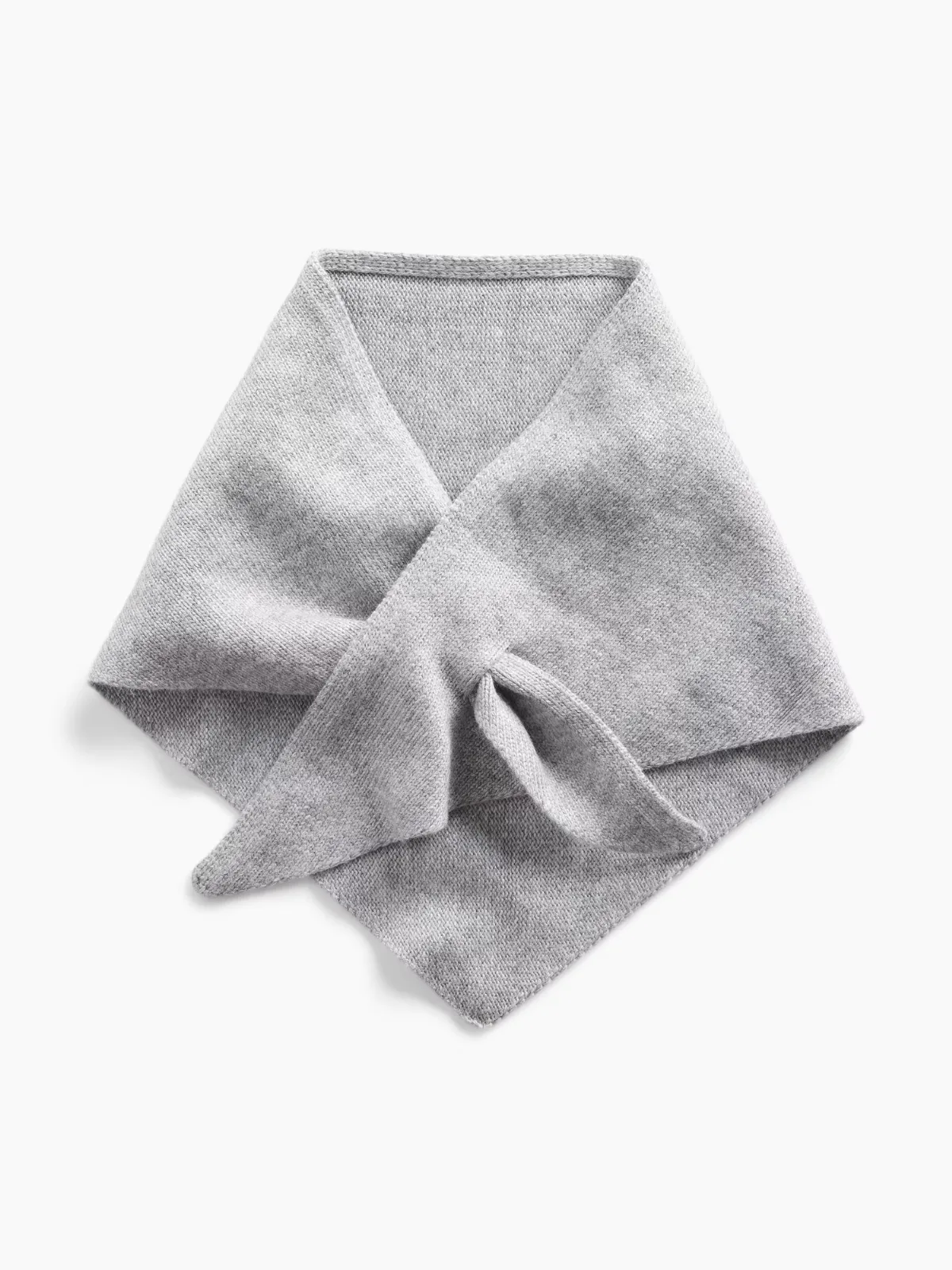 Knit Triangle Scarf