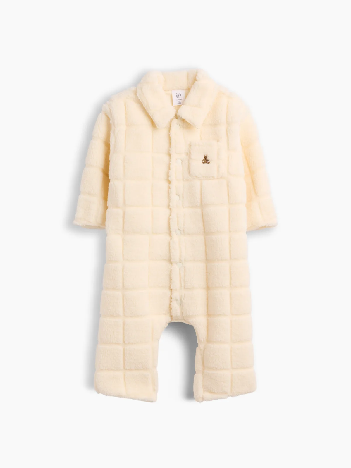Jersey-Lined Sherpa One-Piece by Gap