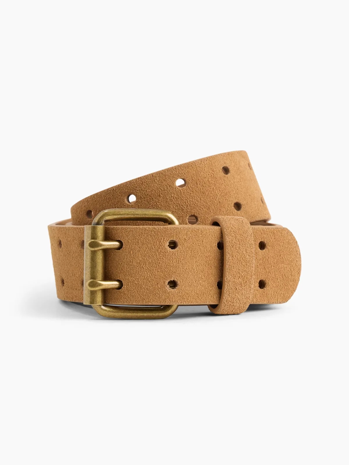 Suede Double-Prong Belt by Gap