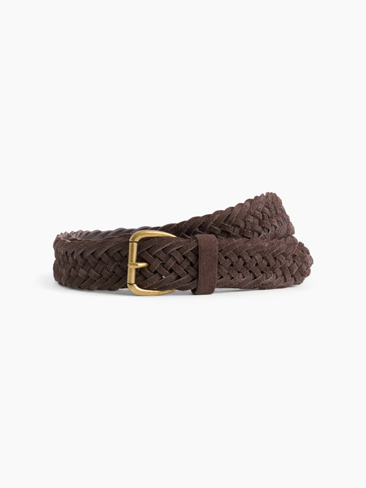 Braided Suede Belt