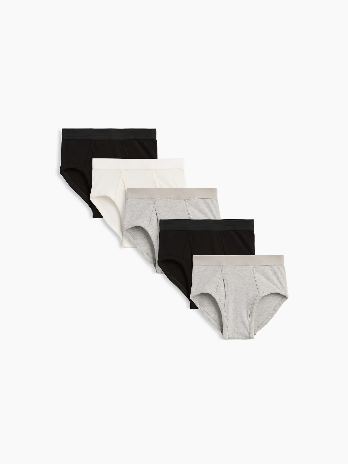Organic Stretch Cotton Basic Briefs (5-Pack) by Gap