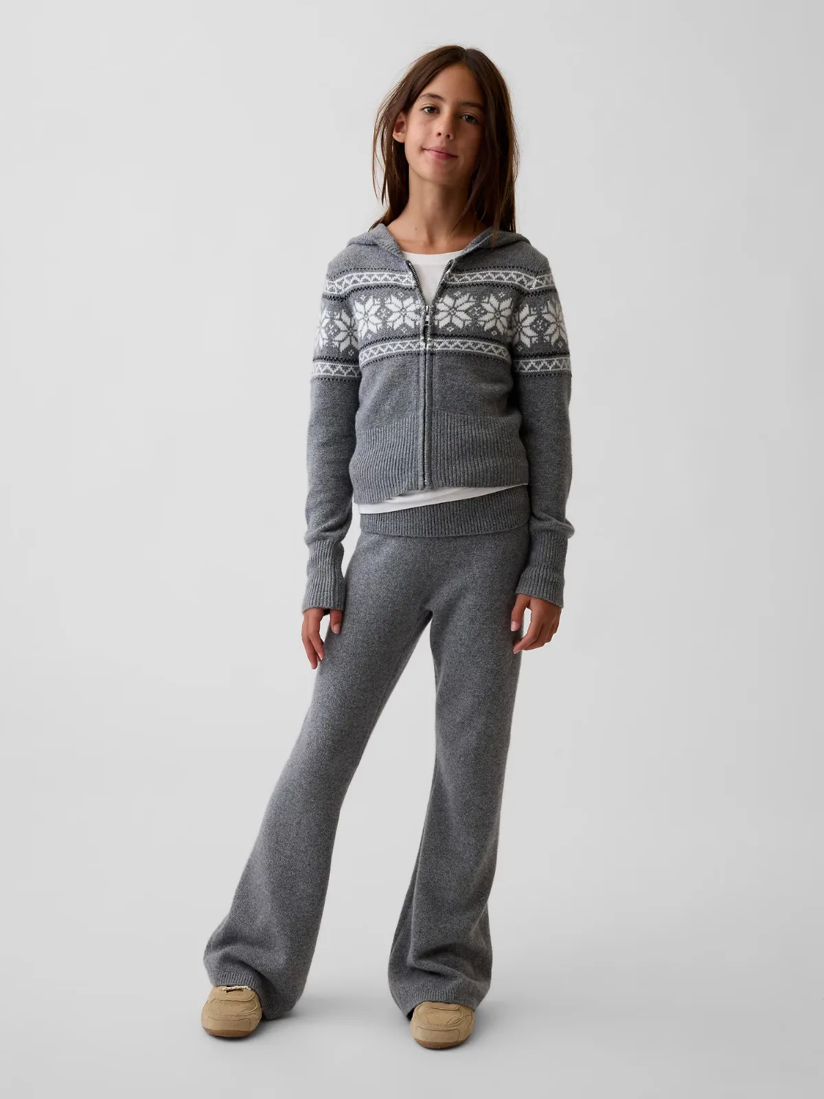 CashSoft Foldover Flare Sweater Leggings by Gap
