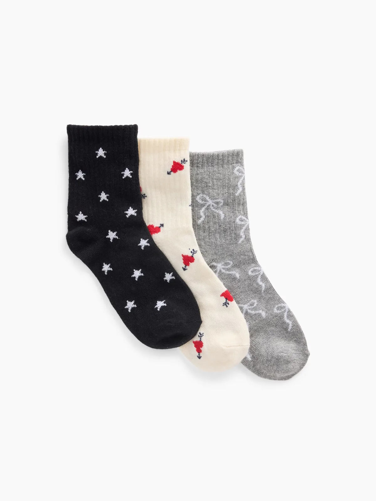 Print Crew Socks (3-Pack) by Gap
