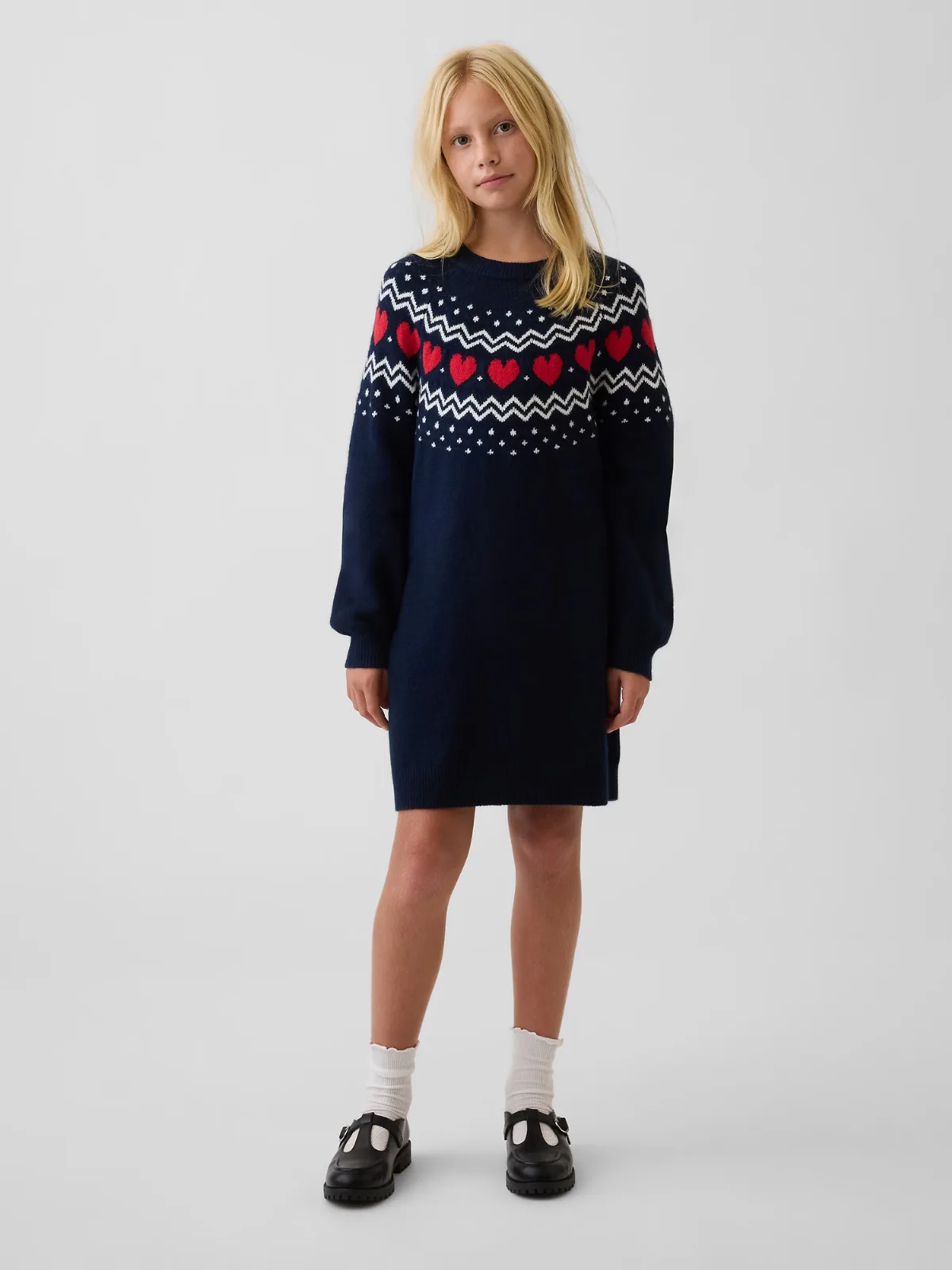 CashSoft Oversized Fair Isle Sweater Dress by Gap