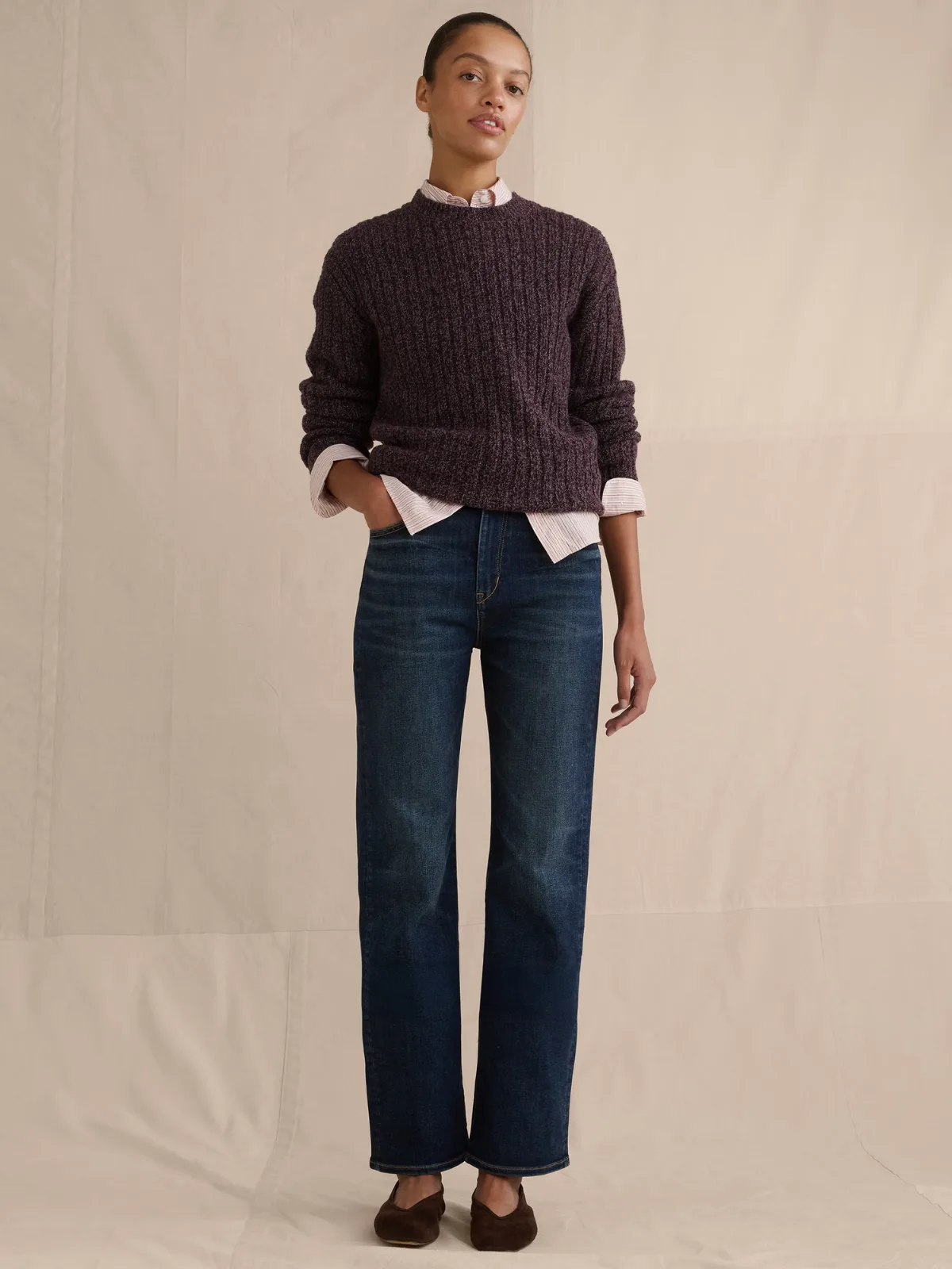 High-Rise Kick-Flare Jean by Banana Republic