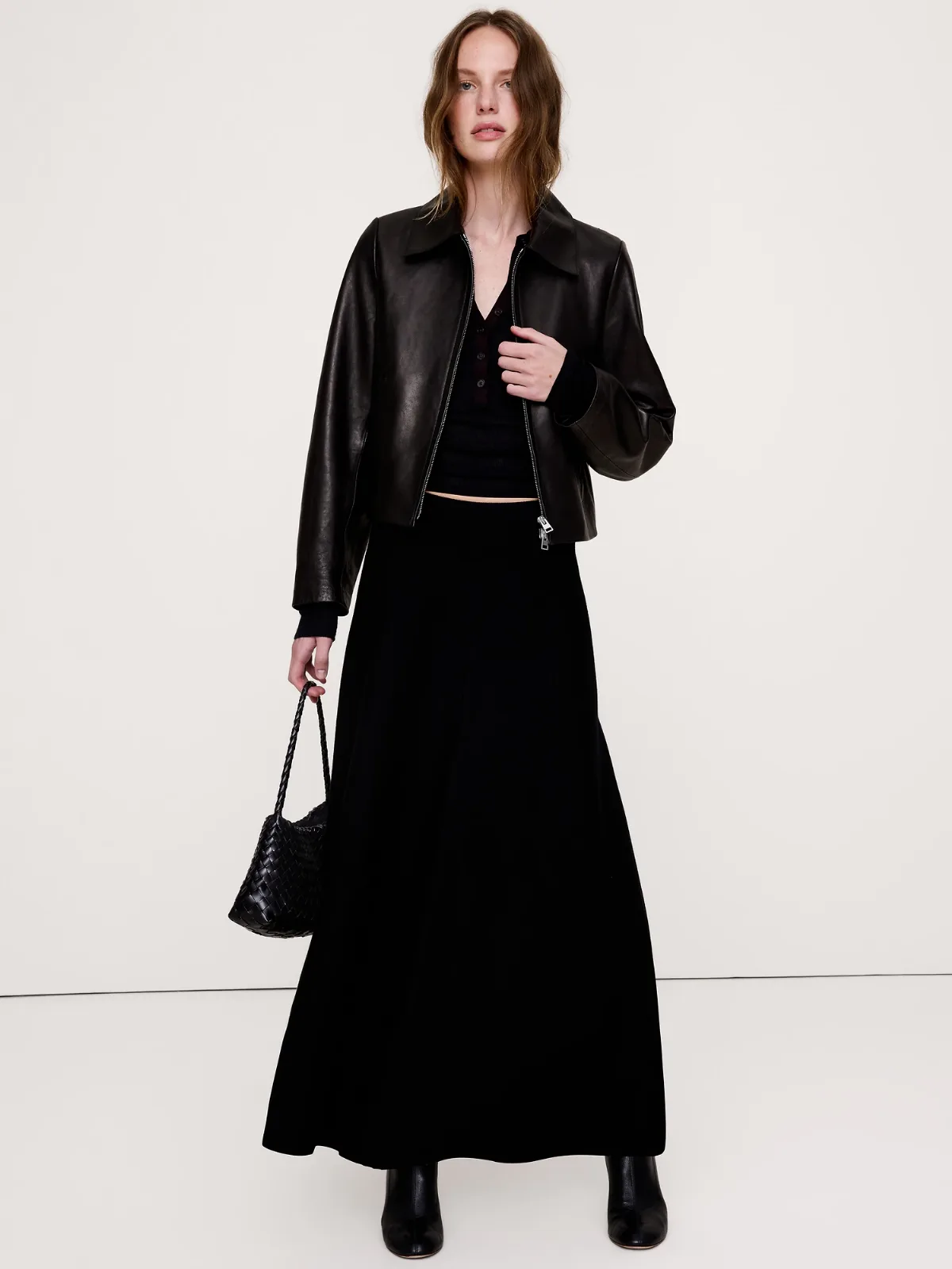 Merino Maxi Sweater Skirt by Banana Republic
