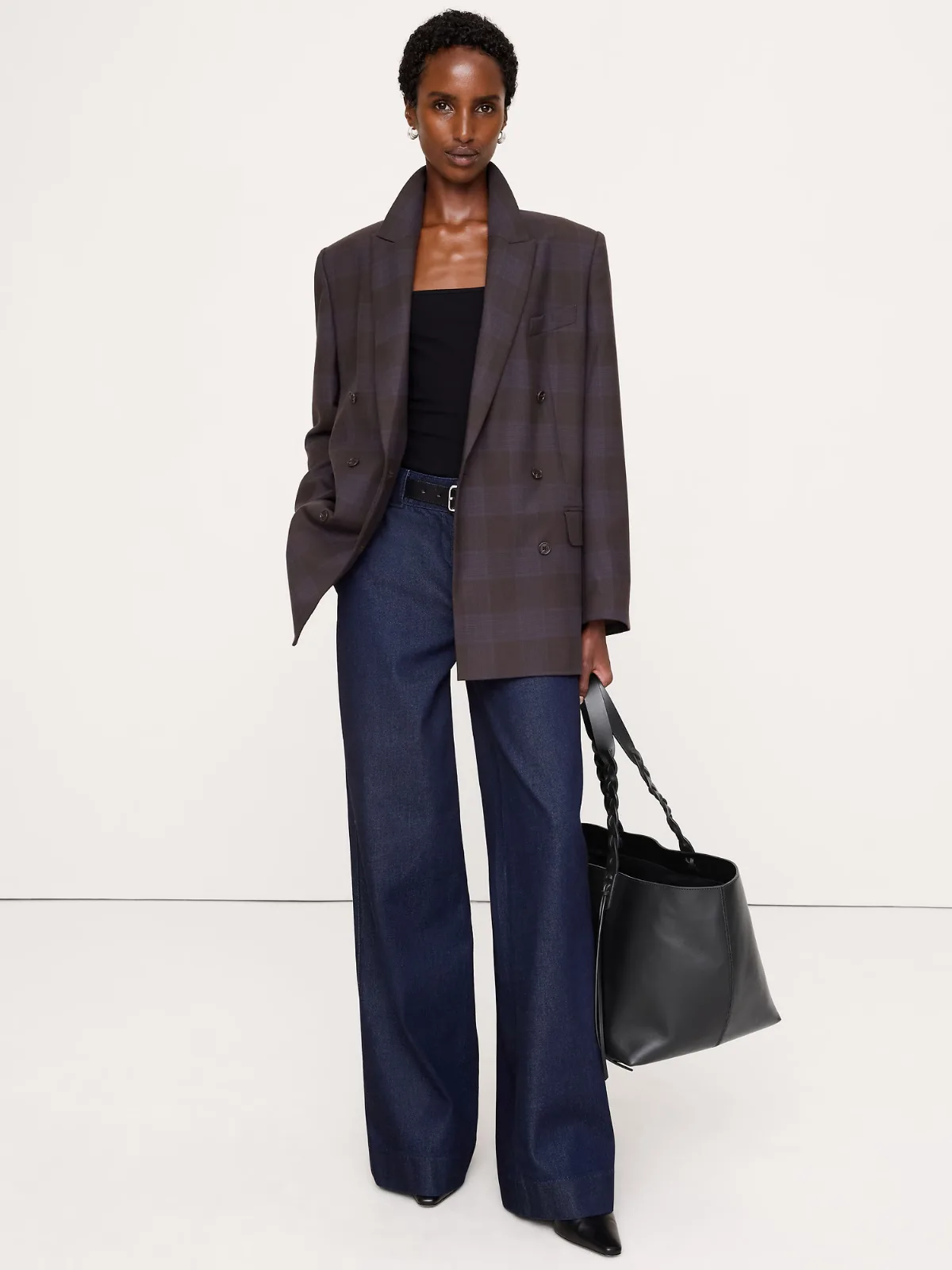 Relaxed Wool-Blend Blazer by Banana Republic