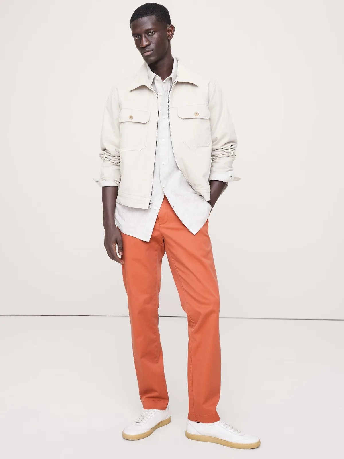 Slim Lived-In Chino Pant by Banana Republic