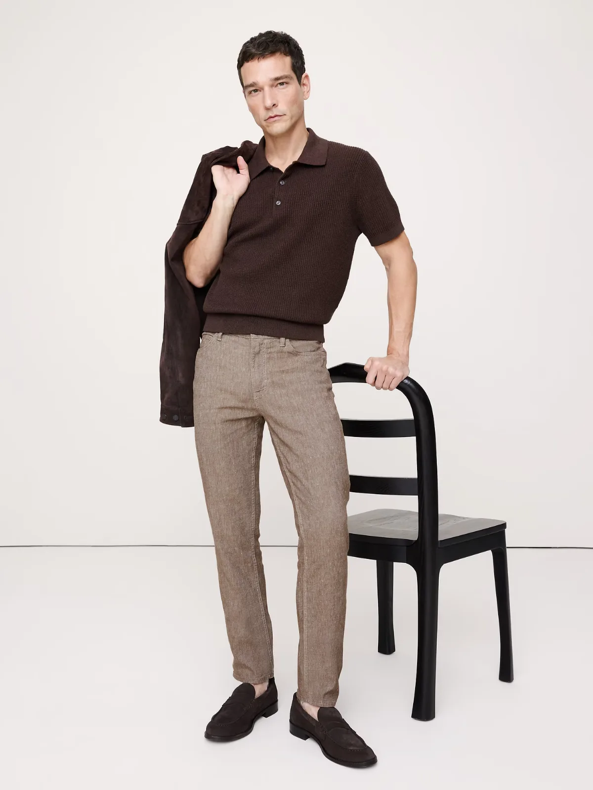 Slim Linen-Cotton Traveler Pant by Banana Republic