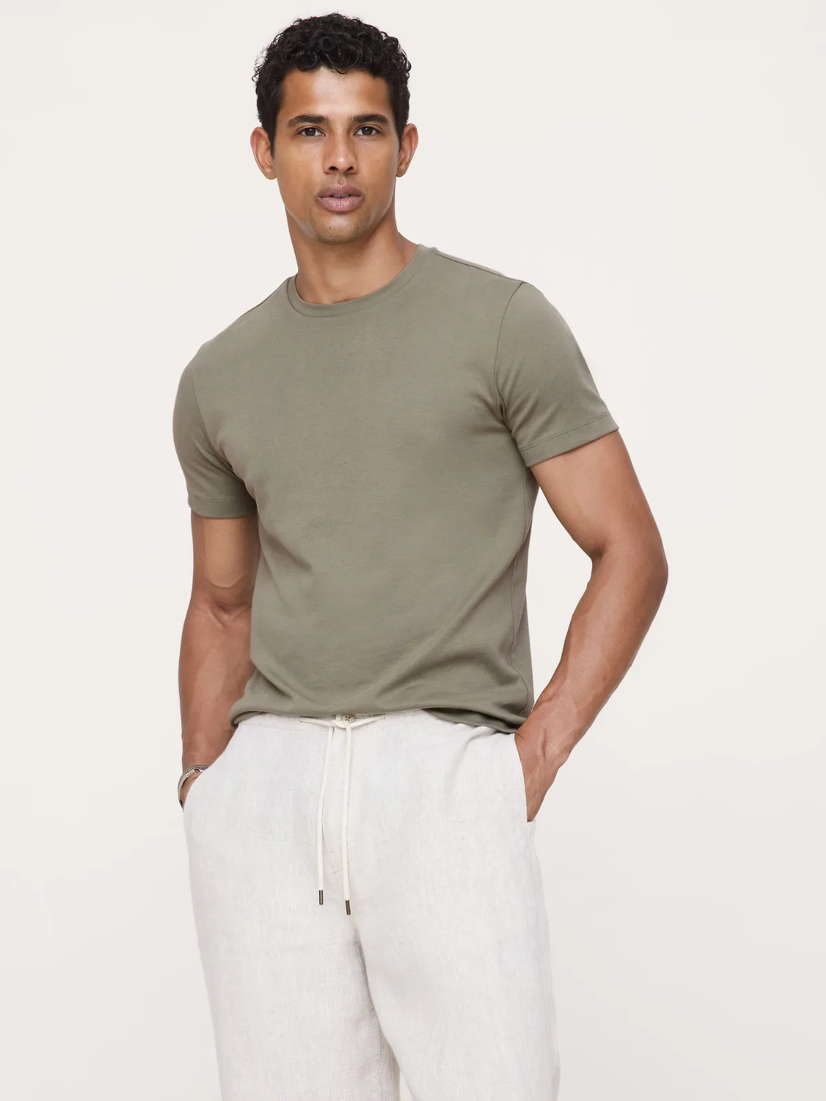 Luxury-Touch T-Shirt by Banana Republic