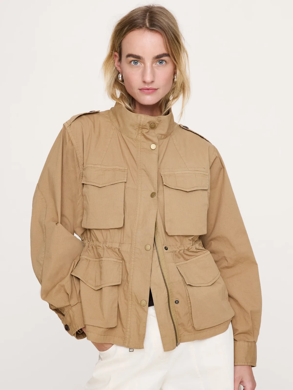 Ripstop Cotton Flight Jacket by Banana Republic