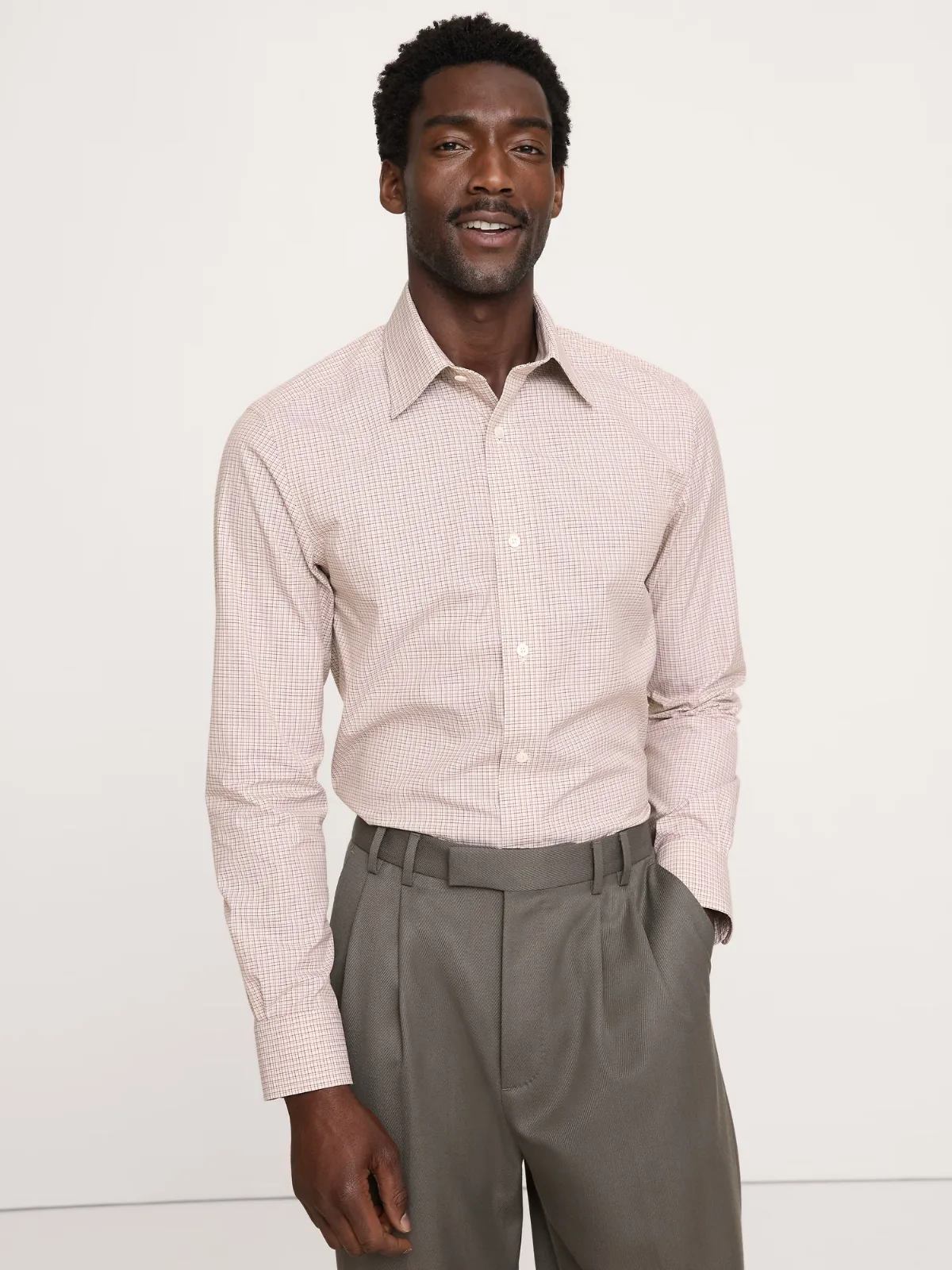 Slim-Fit Wrinkle-Resistant Dress Shirt by Banana Republic