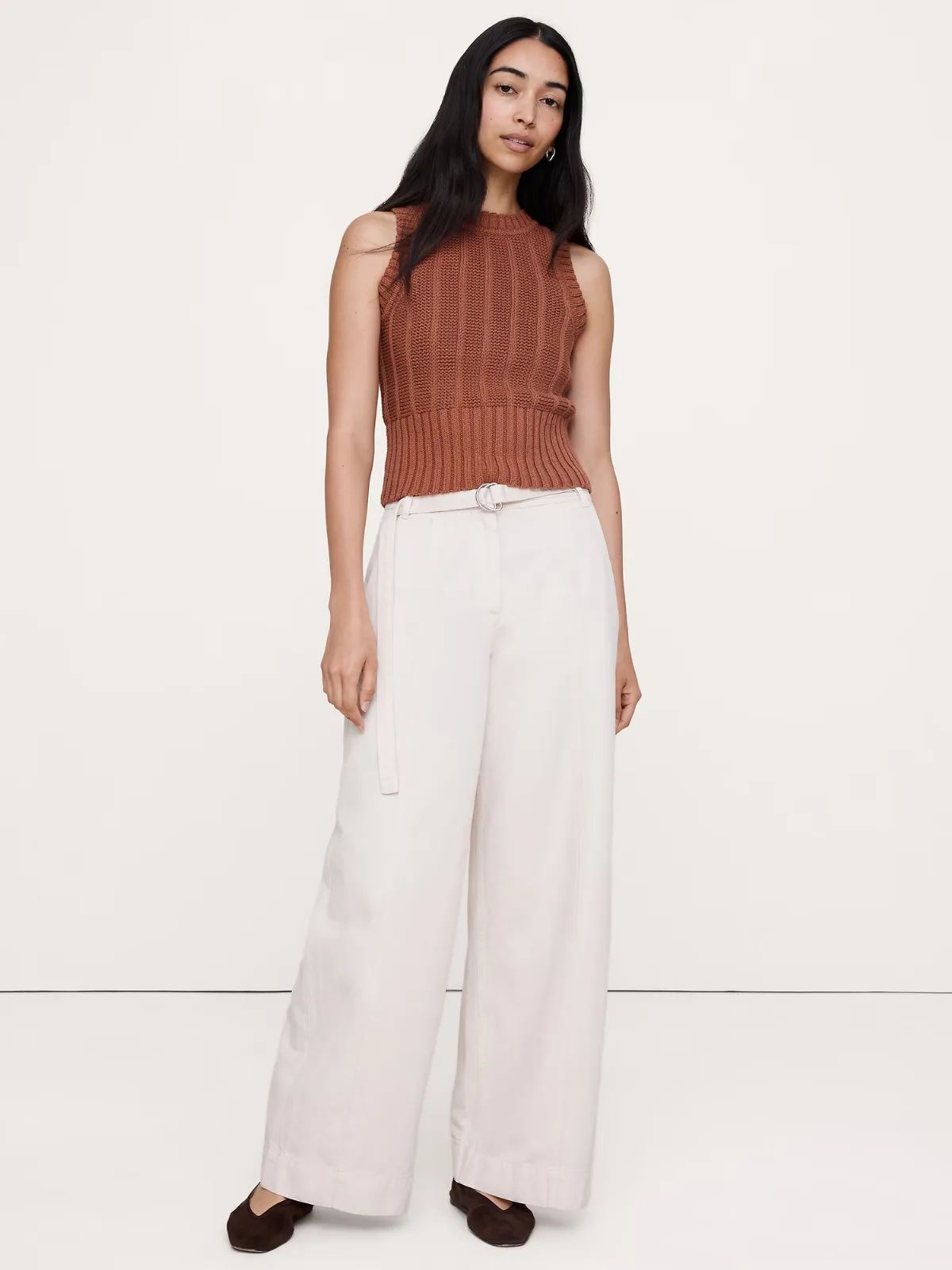 High-Rise Wide-Leg Utility Pant by Banana Republic