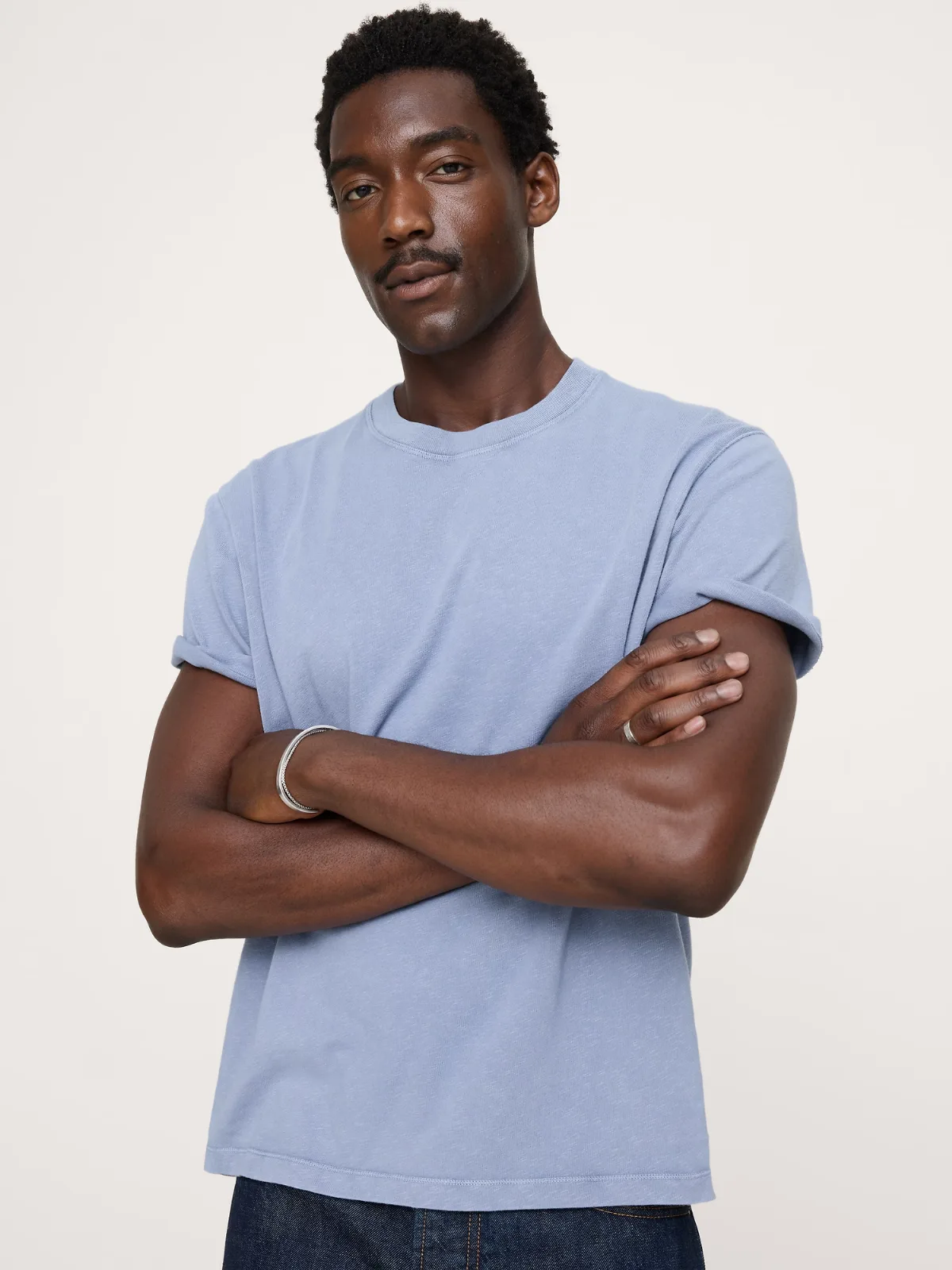 Midweight Cotton Slub Crew-Neck T-Shirt by Banana Republic