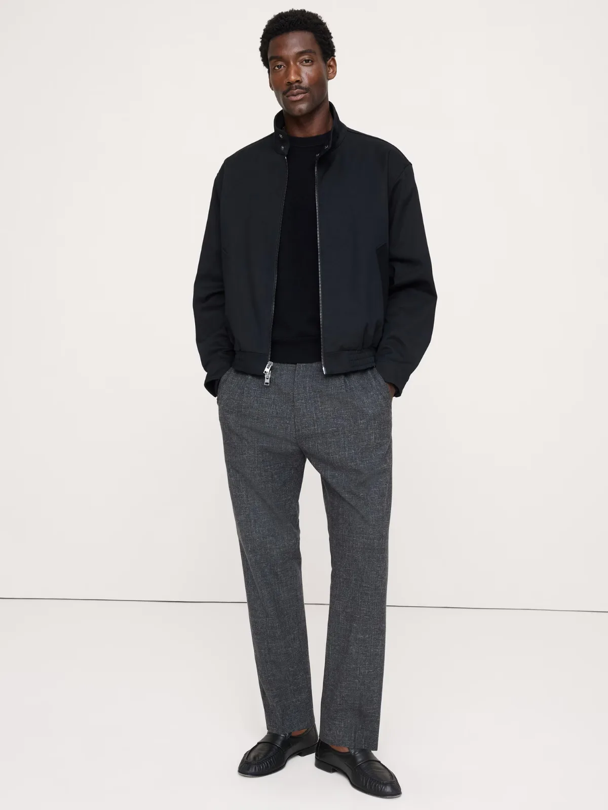 Classic Tapered Wrinkle-Resistant Dress Pant by Banana Republic