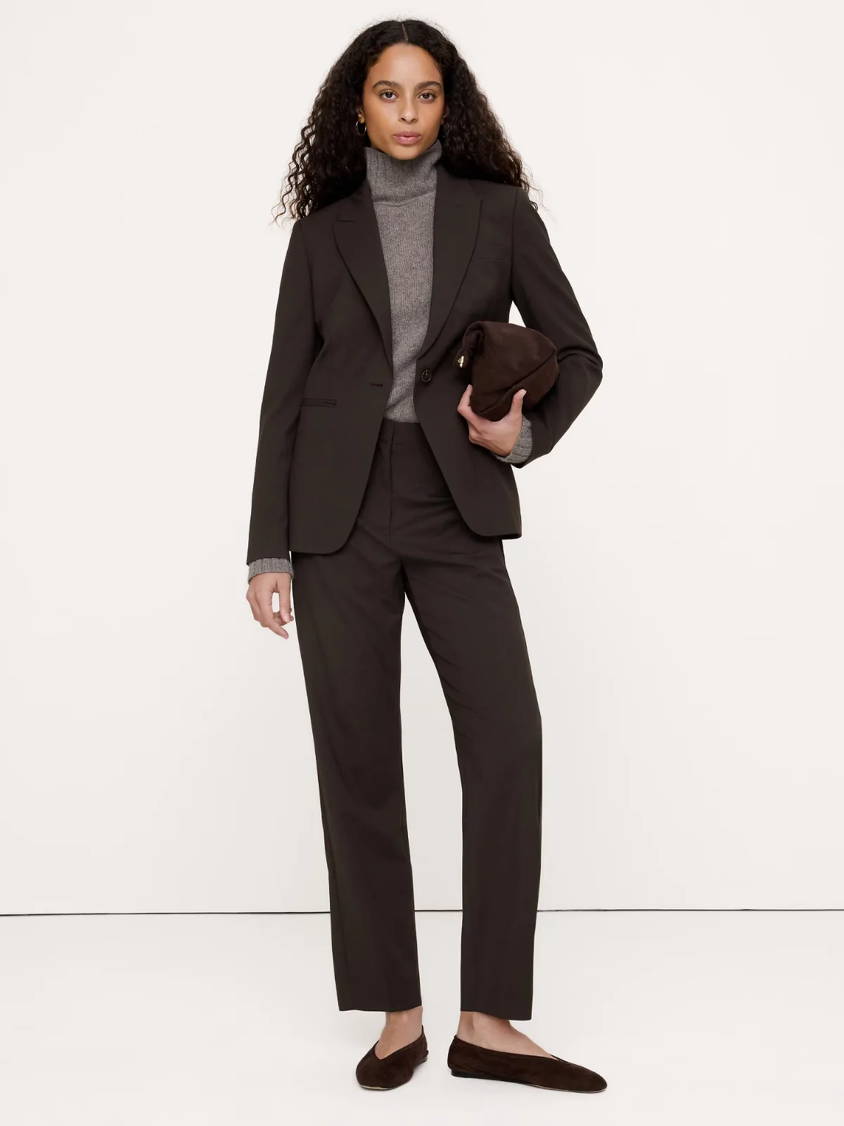 Ultra High-Rise Modern Slim Italian Lightweight Wool Ankle Pant by Banana Republic