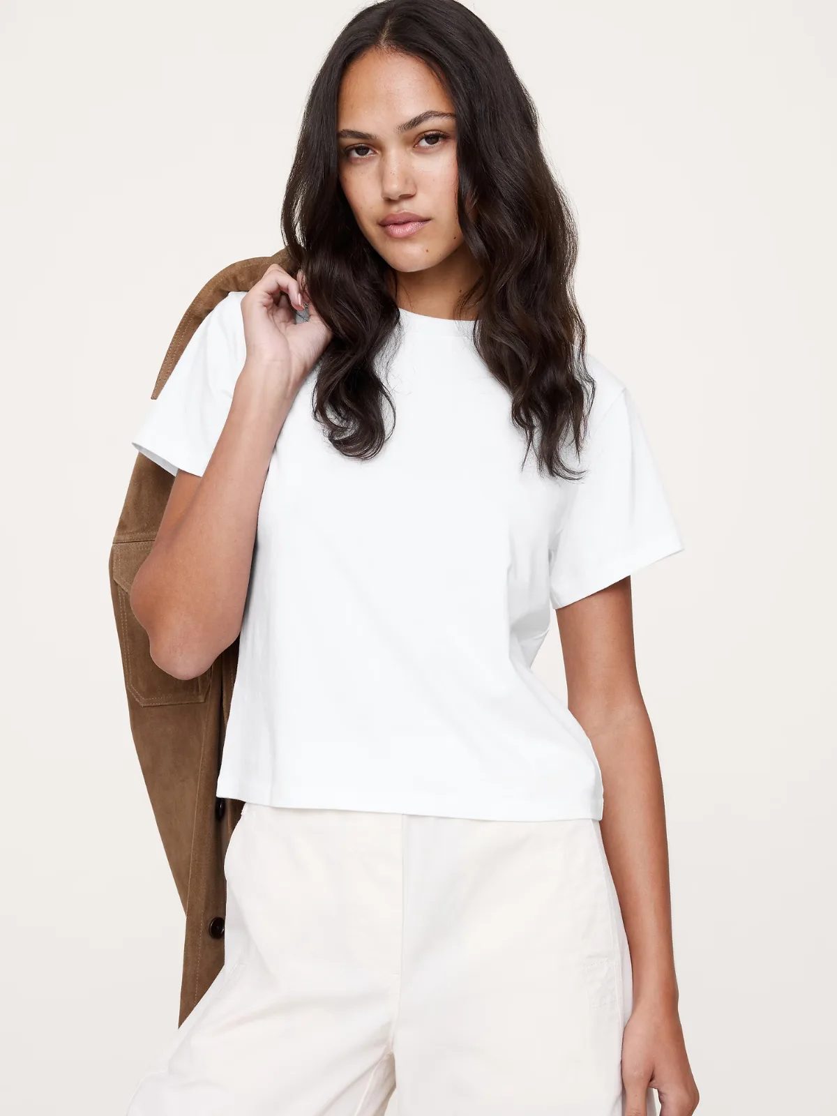Vintage Cotton Crew-Neck T-Shirt by Banana Republic