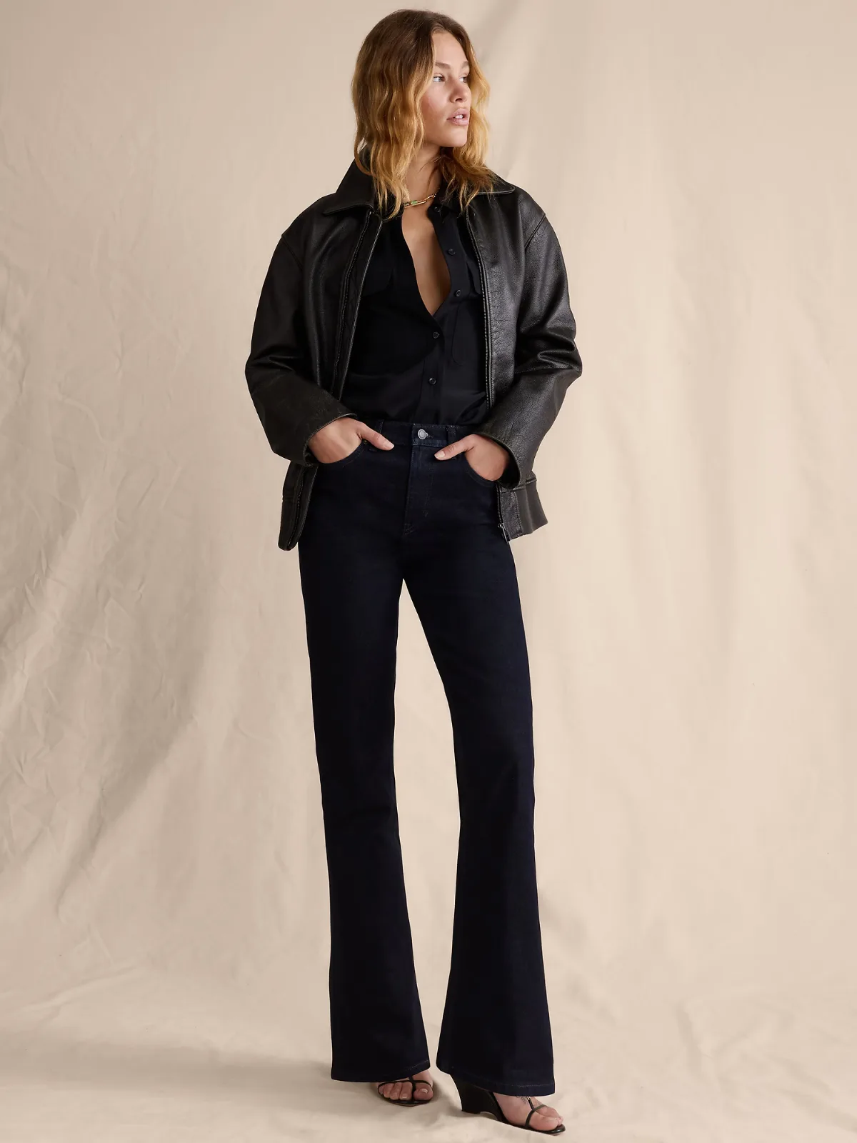 High-Rise Bootcut Jean