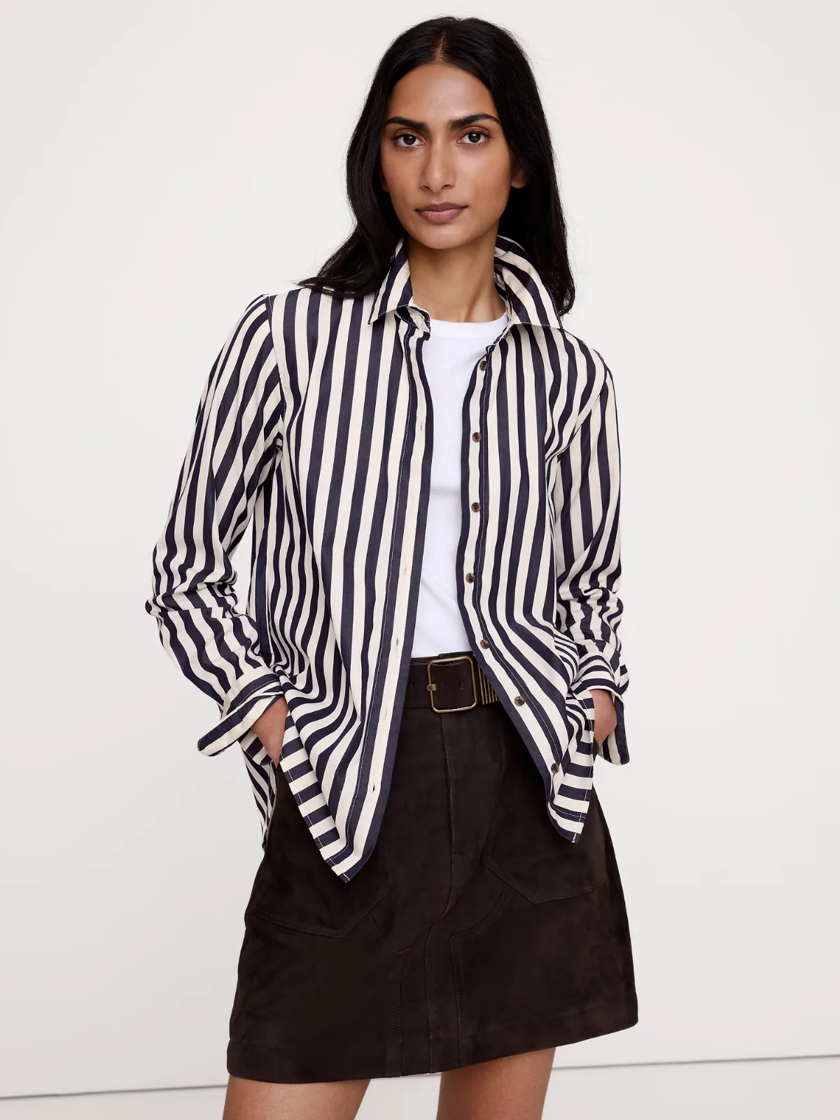 The Everyday Shirt in Cotton Poplin
