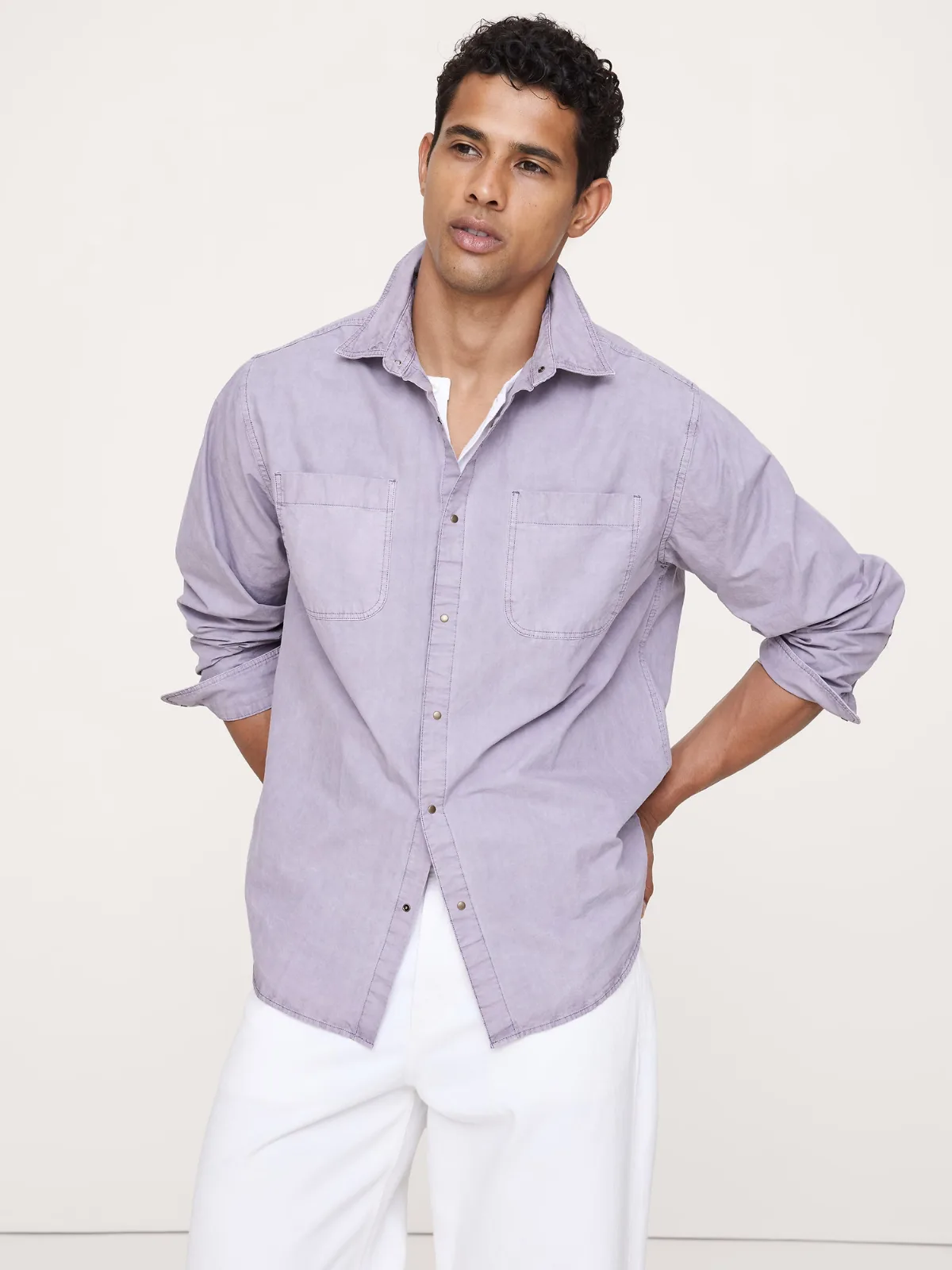 Archive Reissue Relaxed-Fit Cotton Poplin Shirt by Banana Republic