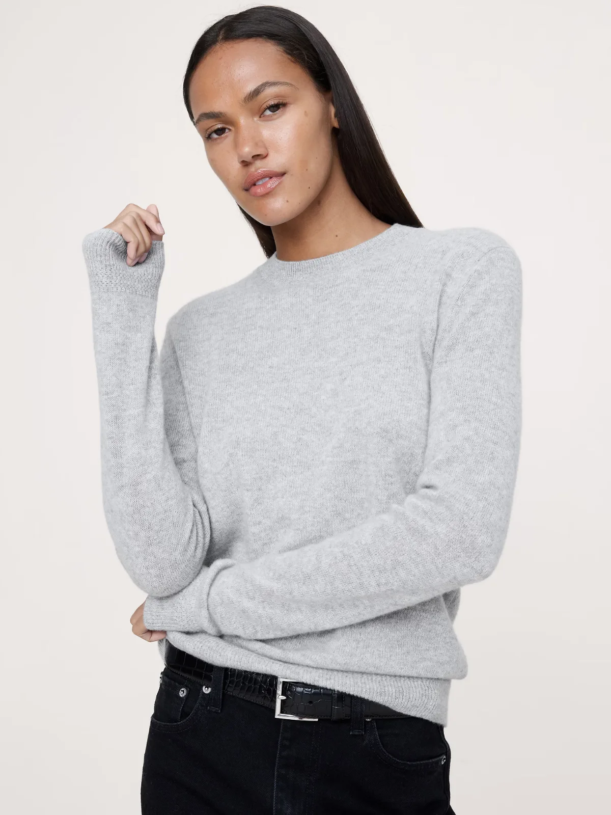 Lightweight Cashmere Crew-Neck Sweater by Banana Republic