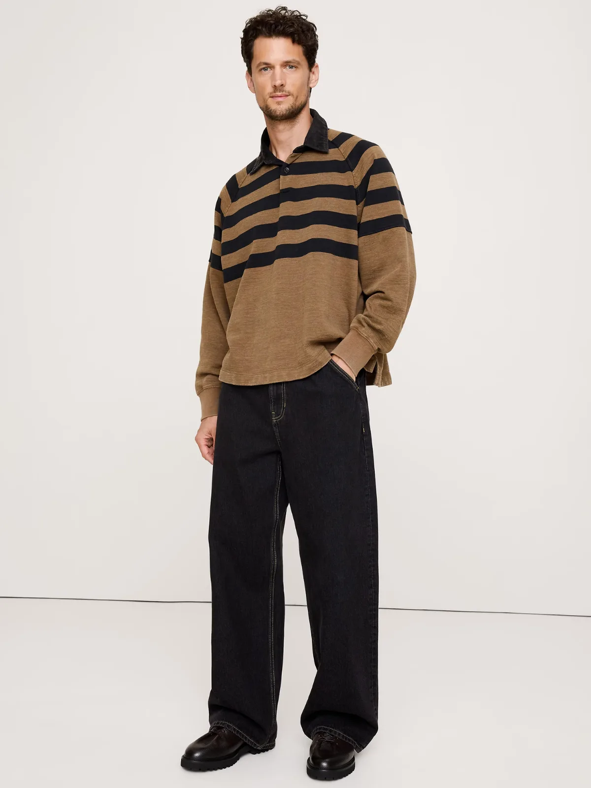 Archive Reissue Striped Rugby Jersey by Banana Republic
