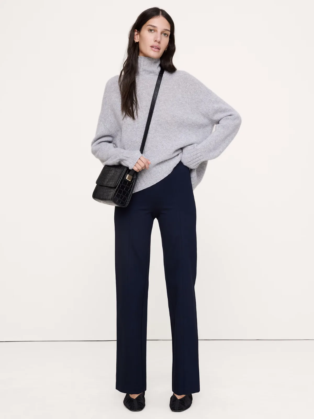 Straight Everywhere Ponte Ankle Pant by Banana Republic
