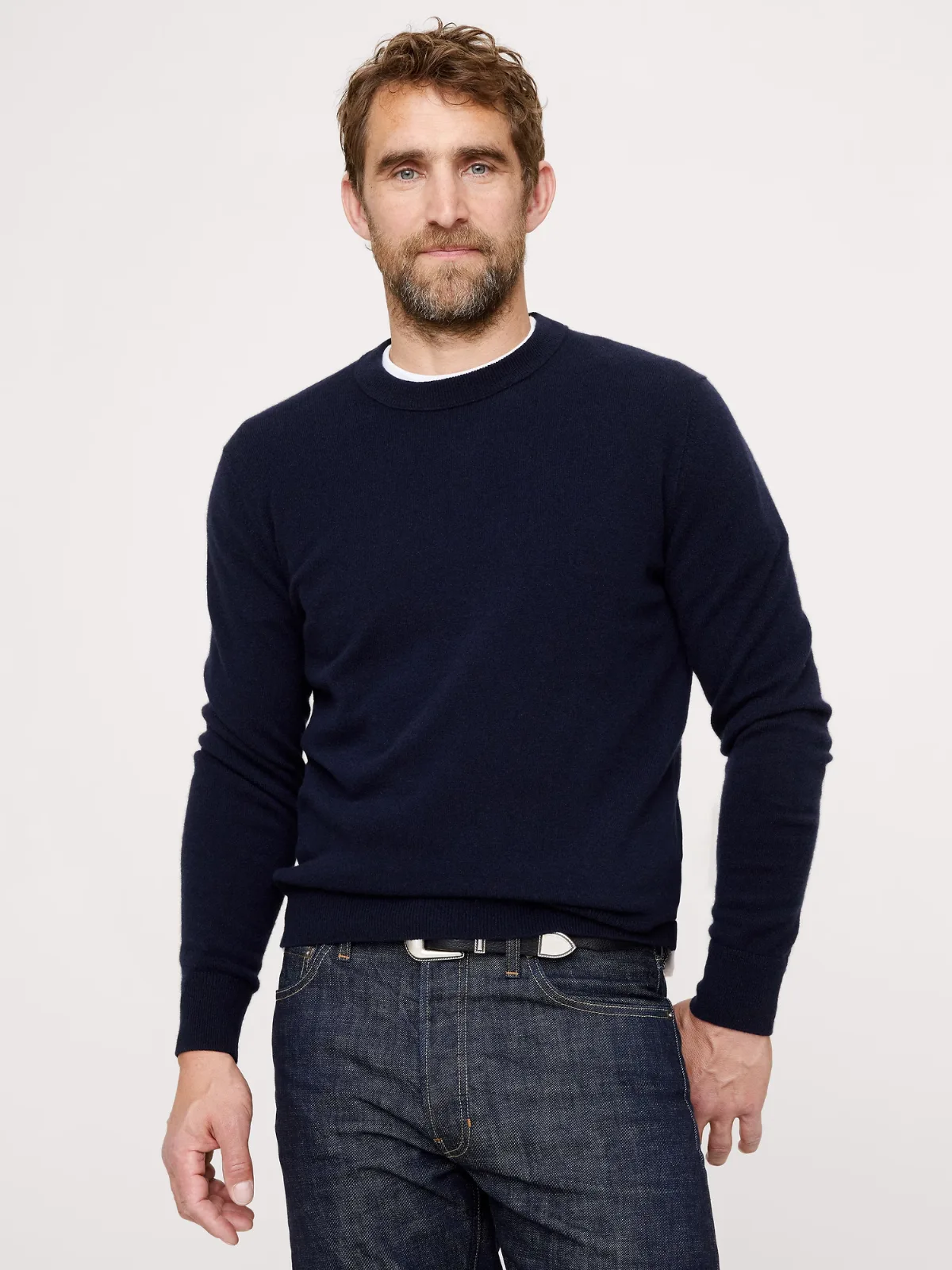 Cashmere Crew-Neck Sweater by Banana Republic