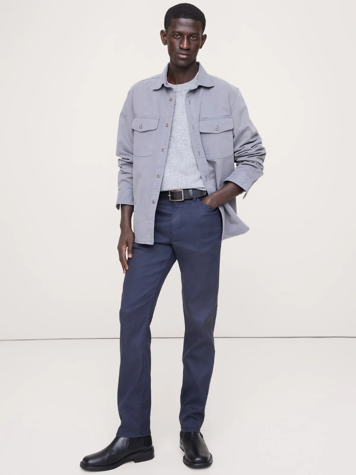 Slim Linen-Cotton Traveler Pant by Banana Republic