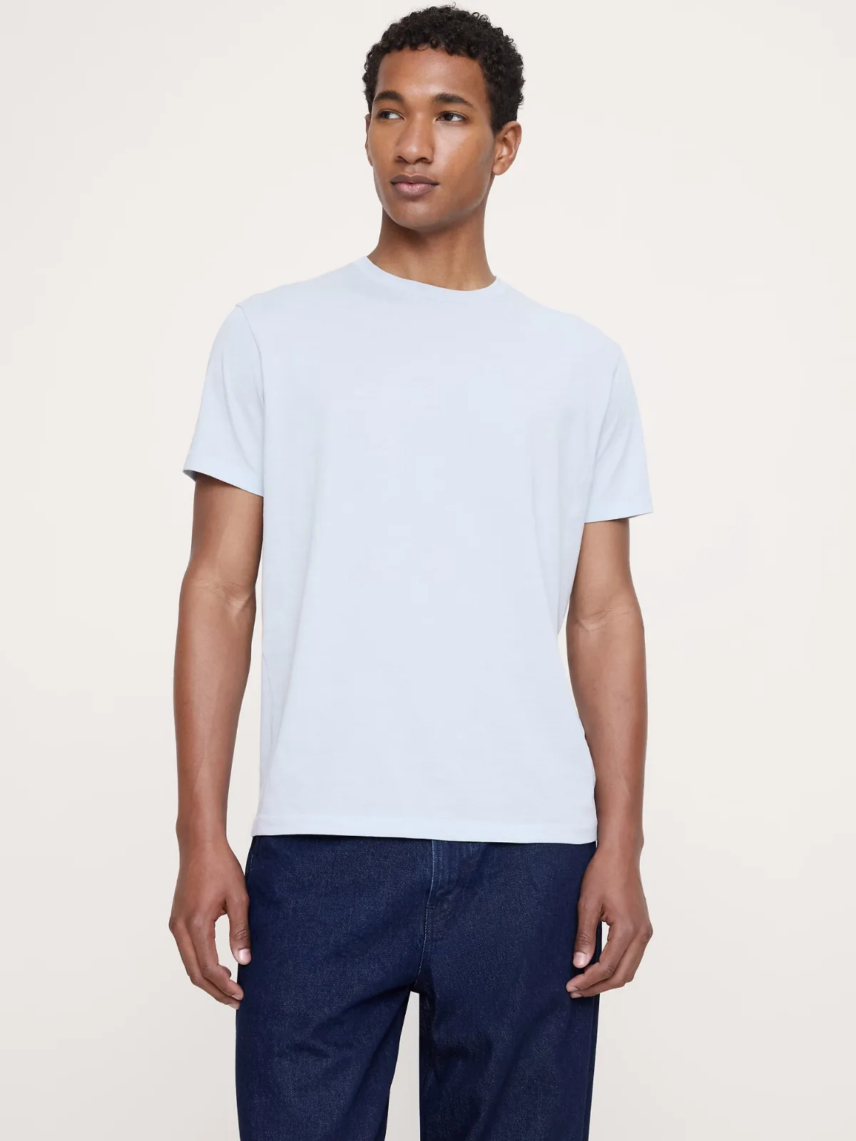 Lightweight Cotton Crew-Neck T-Shirt by Banana Republic
