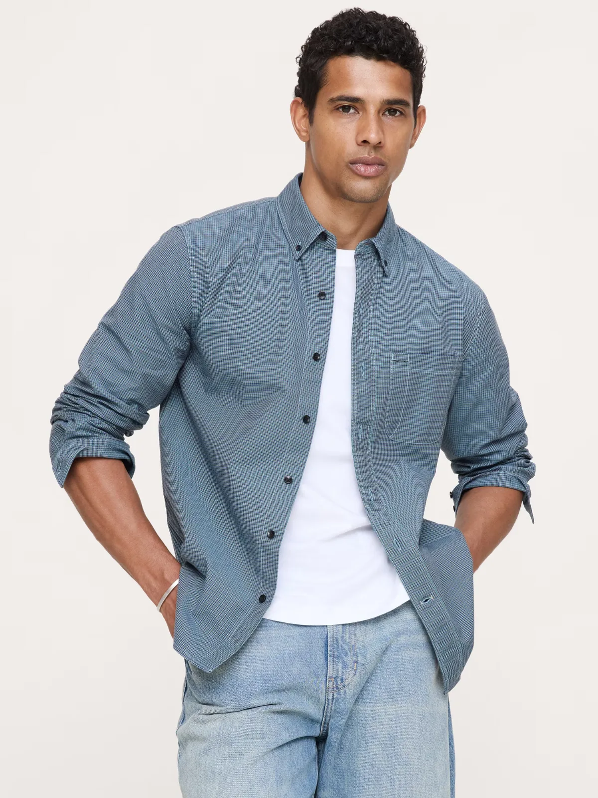 Standard-Fit Cotton Oxford Shirt