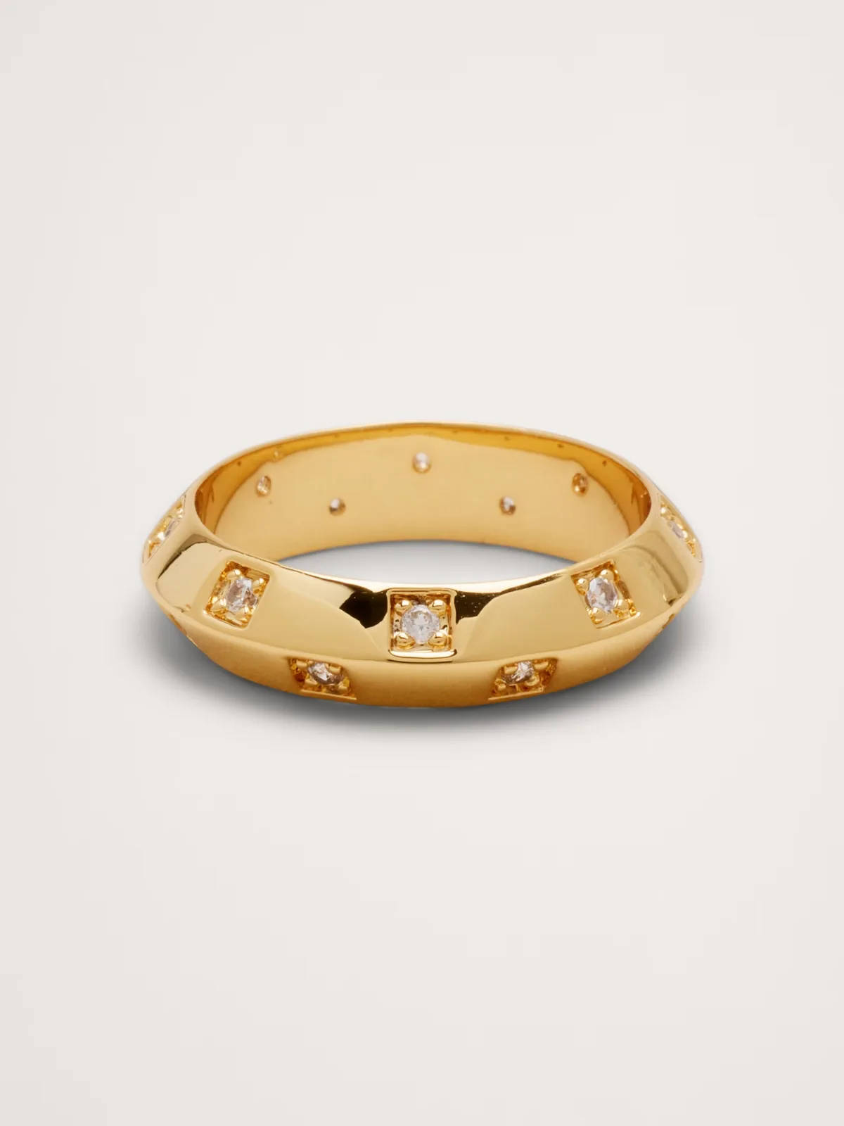 Sharp-Edge Gem Ring by Banana Republic