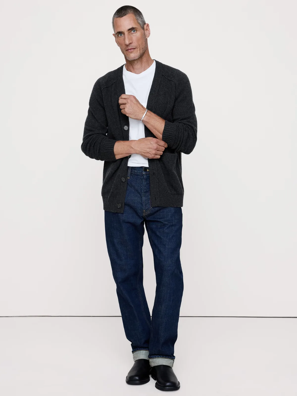 Cotton-Cashmere Cardigan by Banana Republic