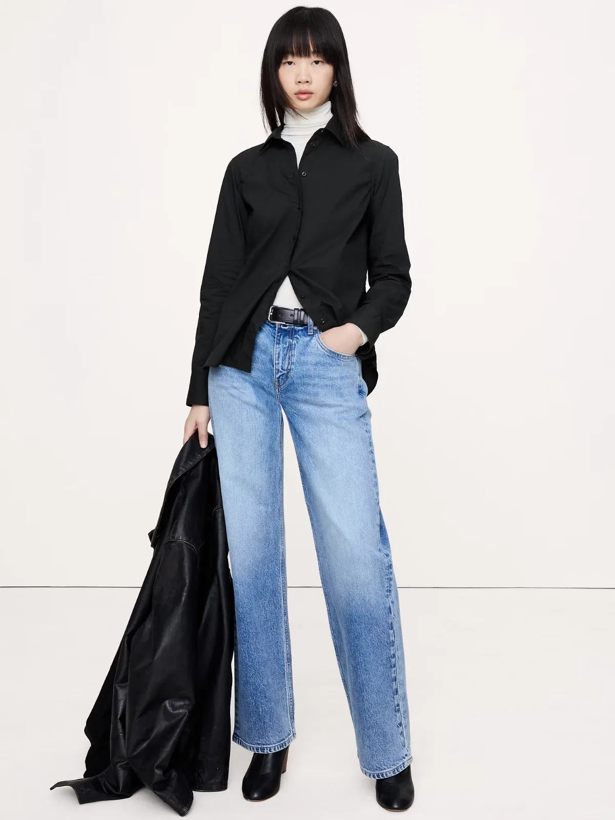 The Everyday Shirt in Cotton Poplin by Banana Republic