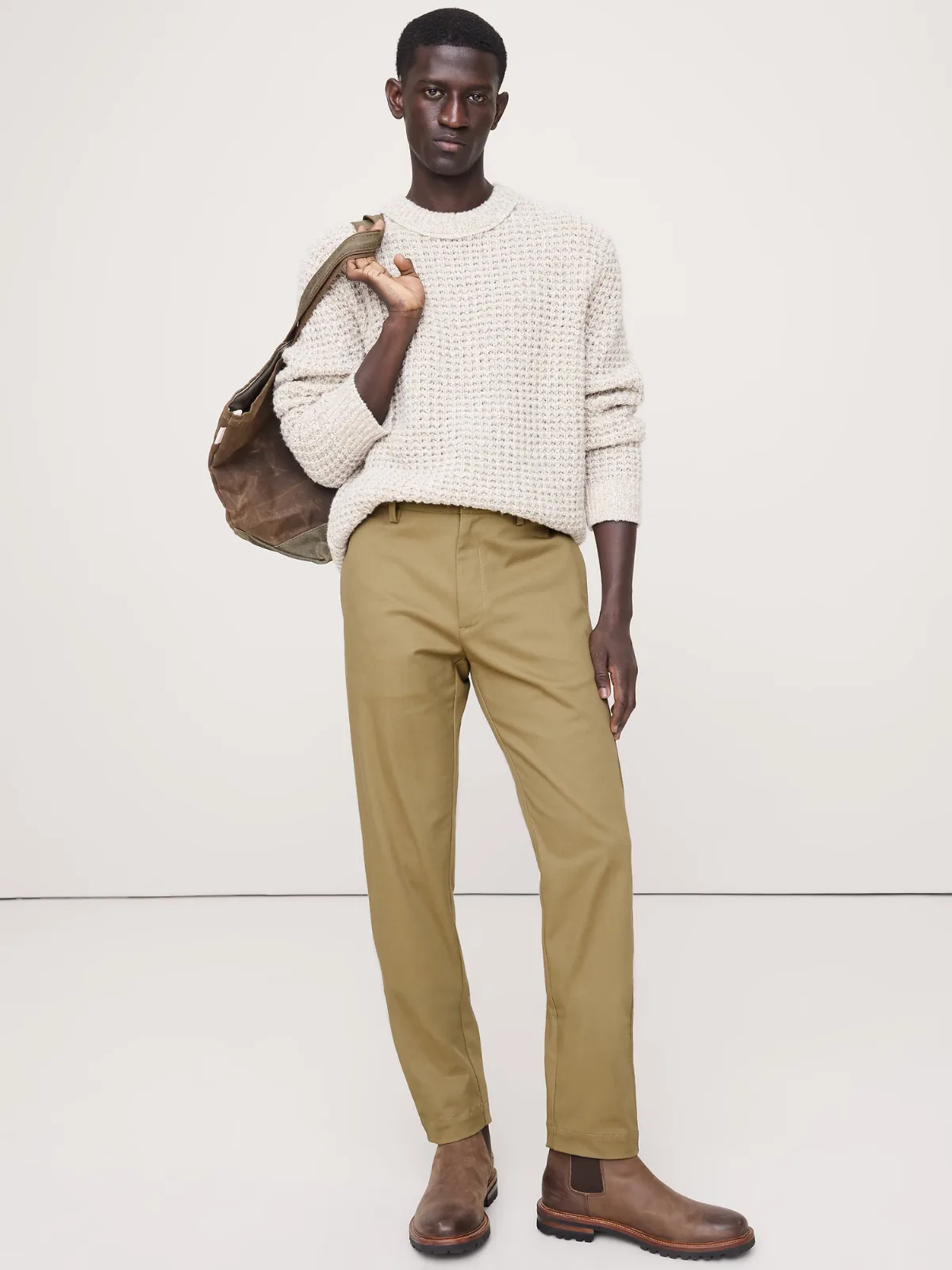 Slim Italian-Stretch Chino Pant by Banana Republic
