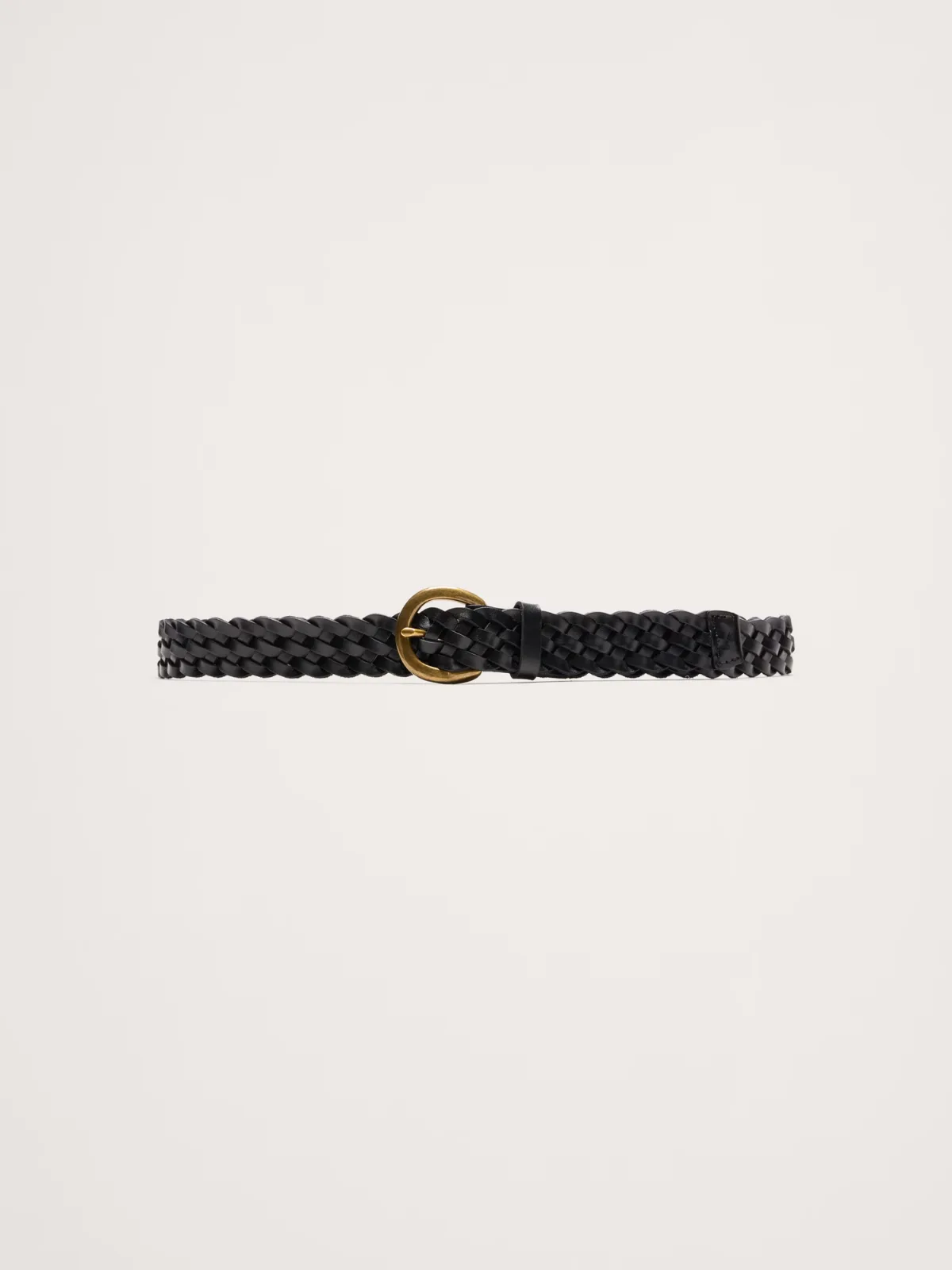 Braided Leather Belt by Banana Republic