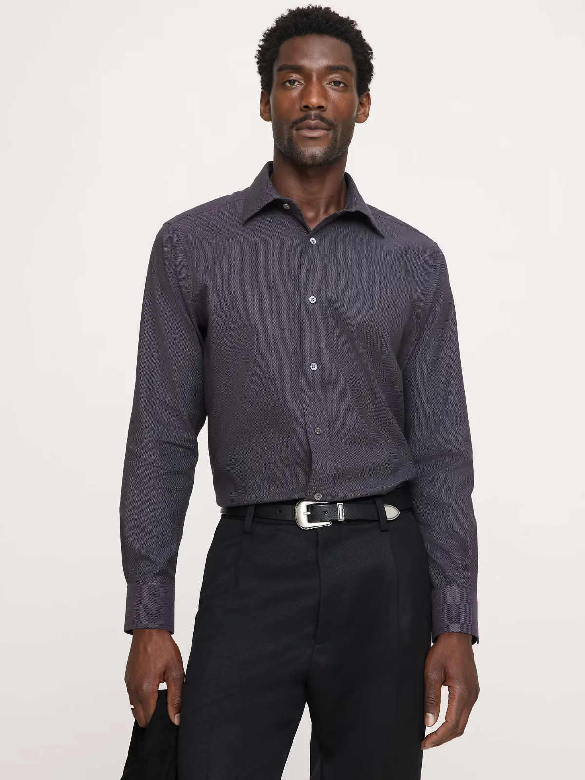 Standard-Fit Wrinkle-Resistant Dress Shirt by Banana Republic