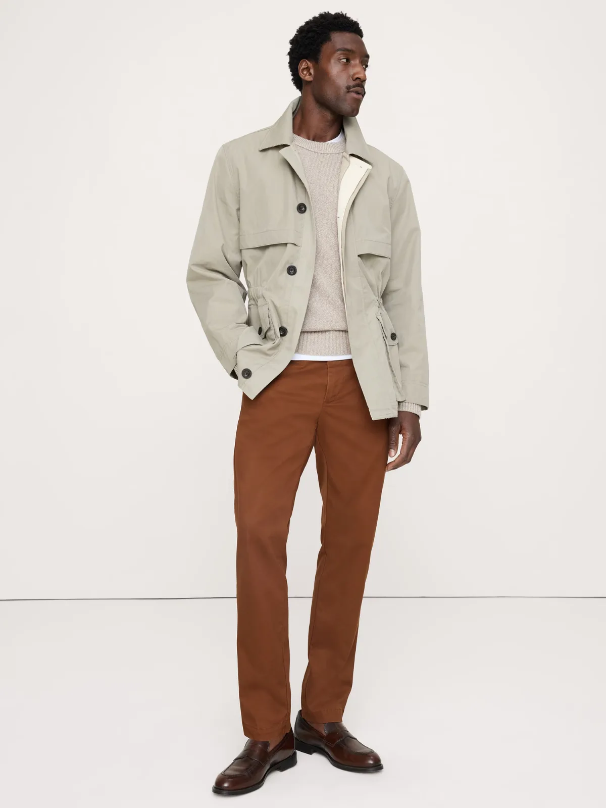 Slim Lived-In Chino Pant by Banana Republic