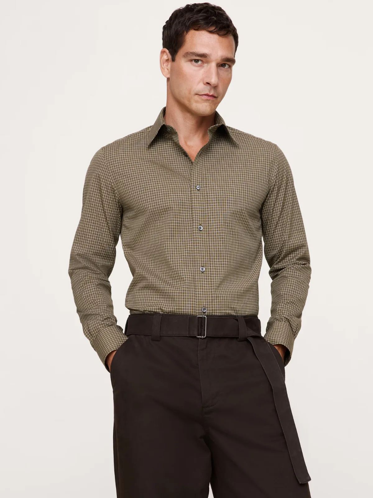 Slim-Fit Wrinkle-Resistant Dress Shirt by Banana Republic