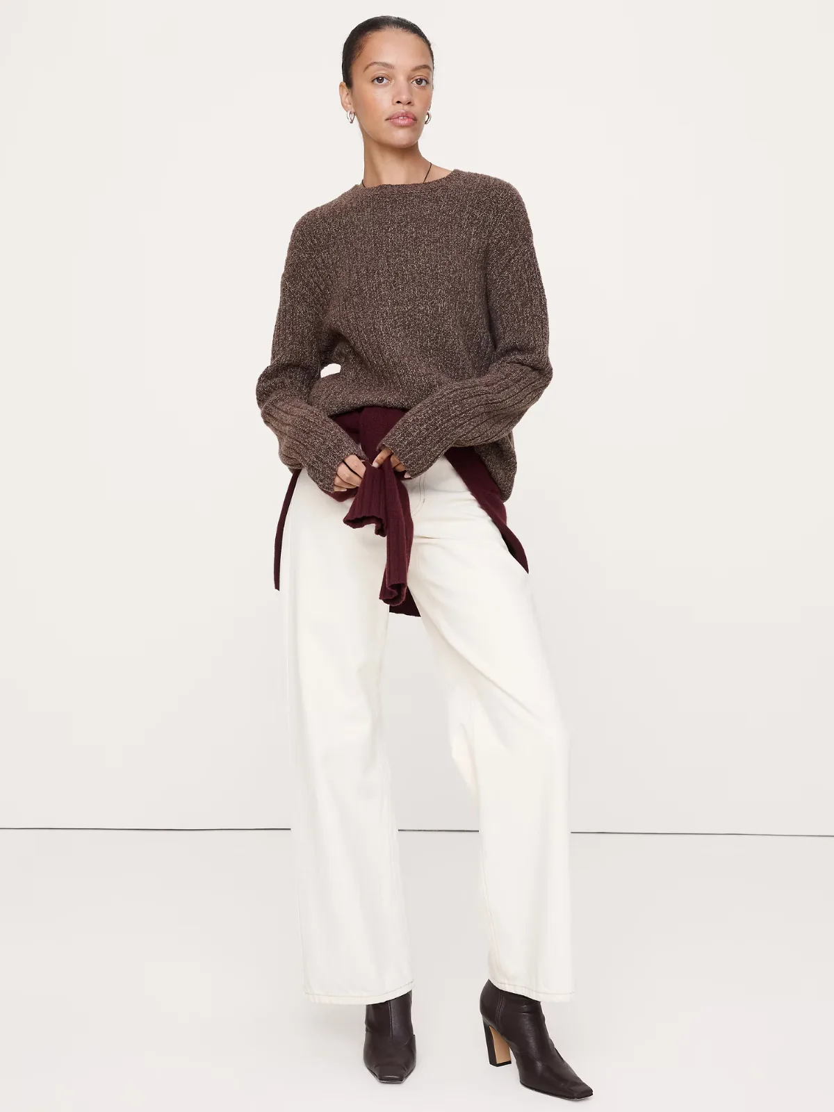 Archive Reissue Boucl Ribbed Sweater by Banana Republic